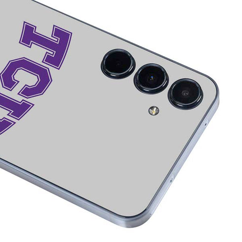 Texas Christian University Horned Frogs Logo Print Galaxy A35 5G Skin